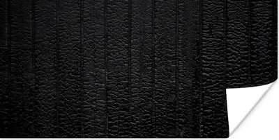 Produktbild von MuchoWow® Poster Schwarz - Design - Textur - Lederoptik 160x80 cm - Foto Poster