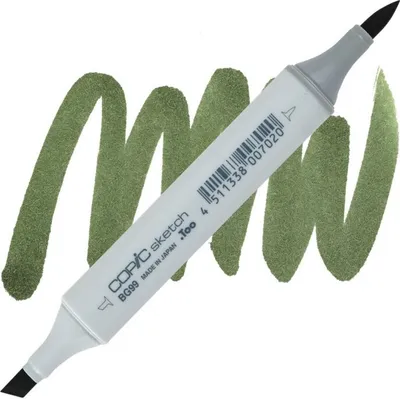 Immagine prodotto di COPIC Sketch pennello e scalpello bifacciale, BG99 blu pietra arenaria