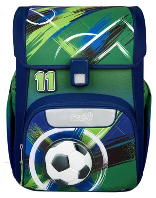 Produktbild von Scooli Fussball, Federmäppchen, Schultasche, Sporttasche, Junge, Mittelschule, Rucksack, Mehrfarbig