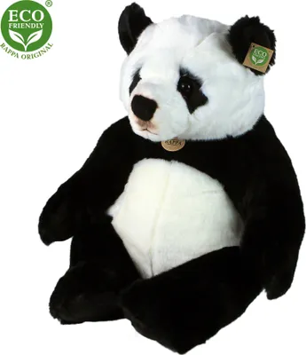 Produktbild von Plüsch Panda sitzend 46 cm UMWELTFREUNDLICH
