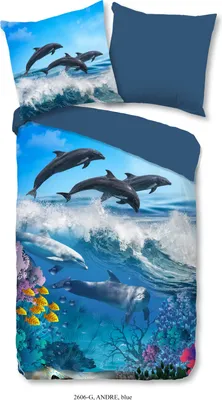 Produktbild von Good Morning Bettwäsche "ANDRE" 2606, 135x200cm, Delphin
