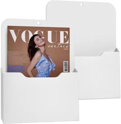 Produktbild von Magnetische Halter, 2-teilig, weiß, für Whiteboard, Kühlschrank, Wand