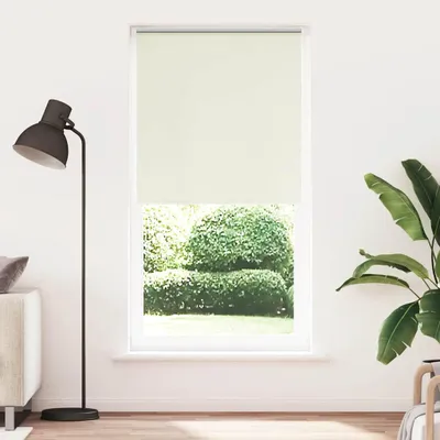 Image de vidaXL Store d'obscurcissement blanc crème 100x210cm Largeur de tissu 95,7cm