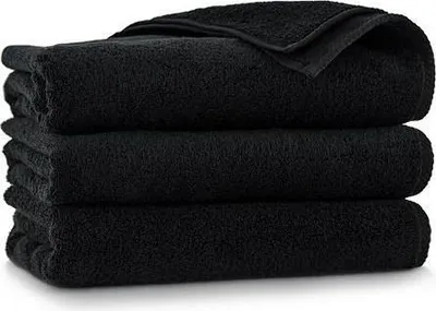 Produktbild von Handtuch - 100% Baumwolle - 500 g/m2 - 70x140 cm - Extra Saugfähig - Schwarz - hohe Grammatur - KIWI2