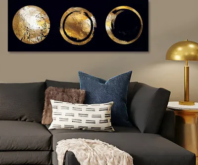 Image de Wallity, KNV4442_3080 (30 x 80), peinture décorative sur toile, multicolore, 100 % TOILE, 30 x 80 cm