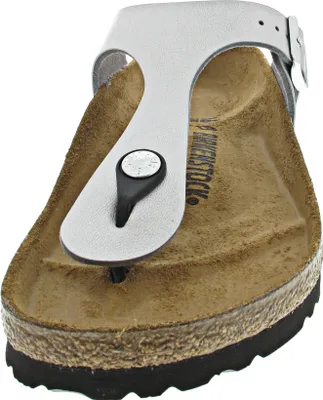 Produktbild von Birkenstock Gizeh Silber Normalfußbett - Damen Hausschuhe - 043851