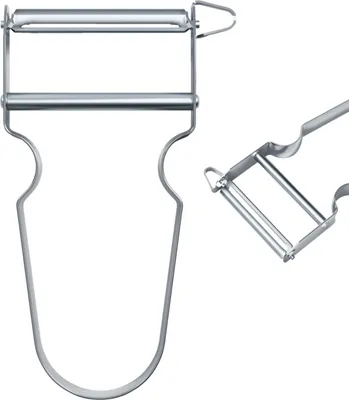Produktbild von Victorinox V-6.09 12 STAR Spargelschäler mit Inox-Griff, grau