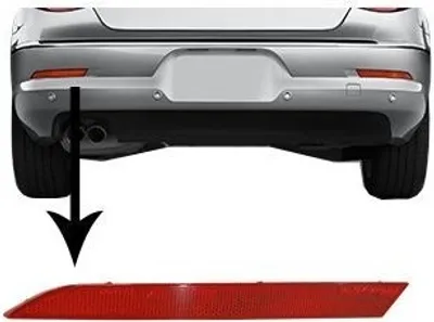 Produktbild von VAN WEZEL Rückstrahler 5841929 Links Stoßfänger für VW Passat CC (357)