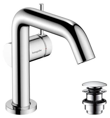 Immagine prodotto di Robinetterie de lavabo hansgrohe Tecturis S 110 Fine CoolStart, EcoSmart+, avec vidage Push-Open, portée de 130 mm, 73320000, 73320000