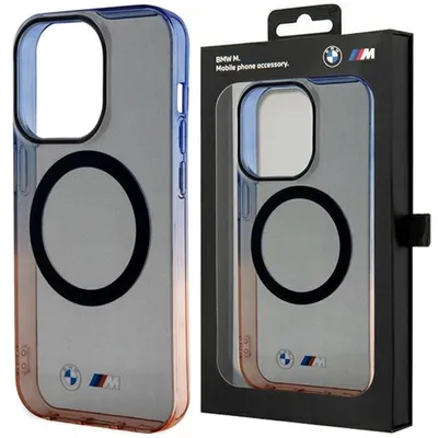 Produktbild von BMW Gradient Bumper MagSafe - iPhone 14 Pro Hülle (Grau)