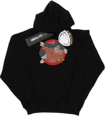 Produktbild von Tom And Jerry - "Classic Catch" Kapuzenpullover für Jungen BI12953 (128) (Schwarz)