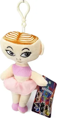 Immagine prodotto di Portachiavi a forma di ballerina, in peluche, circa 13 cm