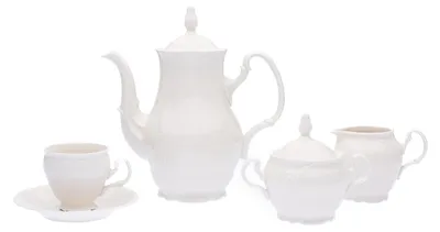 Image de Thun 1794 Bernadotte, service à café, 15 d., ivoire, porcelaine Thun