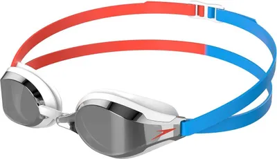 Produktbild von Speedo - "Fastskin Speedsocket 2" Schwimmbrille für Herren/Damen Unisex CS2605 (Einheitsgröße) (Blau/Rot)