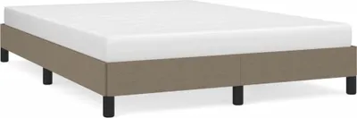 Obrázek produktu pro vidaXL Rám postele bez matrace Taupe 140x190 cm látka