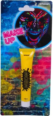 Productafbeelding van Amscan UV Make up Schmink 19ml Neon Geel