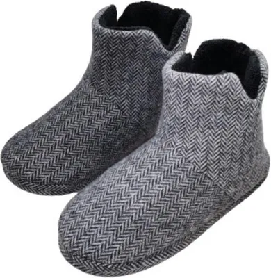 Produktbild von Trend Herren Pantoffeln mit Memory-Foam, Grau/Schwarz, Größe 41/42