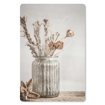 Produktbild von MuchoWow® Mauspad Mousepad Getrocknete Blumen - Stilleben - Vase 18x27 cm - Mousepads - Maus Mat - Pad - Mausunterlage