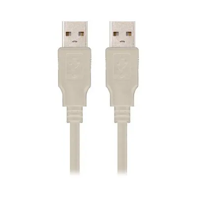 Produktbild von USB 2.0-Kabel NANOCABLE 10.01.0303 Beige (2 m)