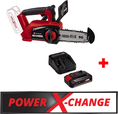 Produktbild von Einhell Einhand Akku Kettensäge FORTEXXA 18/20 TH + Starterkit 2,5 Ah