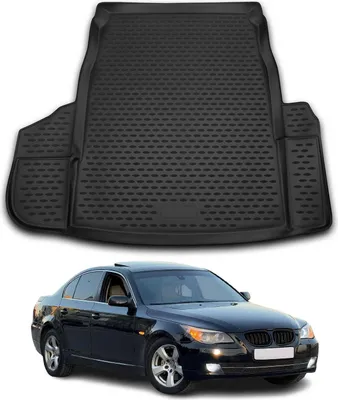 Obrázok produktu pre Rohož do kufra BMW radu 5 E60 2003-2010 Gumová TPE čierna