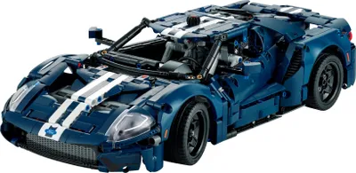 Produktbild von LEGO 42154 Technic Ford GT 2022 Auto-Modellbausatz für Erwachsene, Supercar im Maßstab 1:12 mit authentischen Merkmalen, fortschrittliches Sammlerset