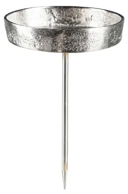 Produktbild von Aluminium Kerzenpick, Kerzenhalter, Kerzenteller. Ø 7,5cm Silber