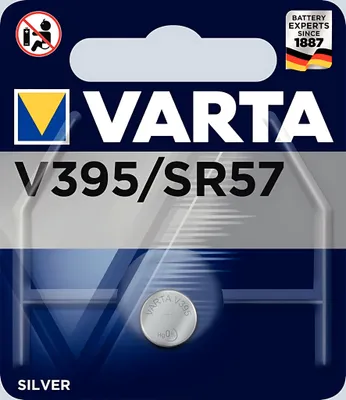 Produktbild von Varta -V395, Einwegbatterie, SR57, Siler-Oxid (S), 1,55 V, 1 Stück(e), 42 mAh