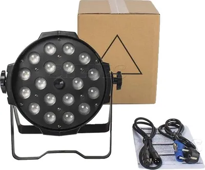 Produktbild von LED Par Licht, 18x18W RGBWA+UV, DMX Steuerung, 18x18w, EU-Stecker