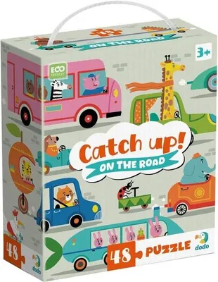 Obrázek produktu pro Puzzle, 48 dílků. Catch up! On the road