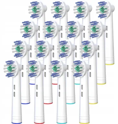 Produktbild von Nistal 3D CLEAN Zahnbürstenköpfe Ersatz Oral-B 16 Stück
