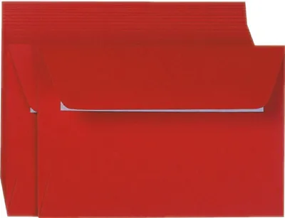 Produktbild von Briefumschlag C6 120g/qm kirschrot VE=10x20 Stück