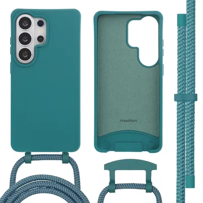 Immagine prodotto di Custodia posteriore imoshion Color con cordino rimovibile e MagSafe per Samsung Galaxy S26 Ultra - Verde scuro