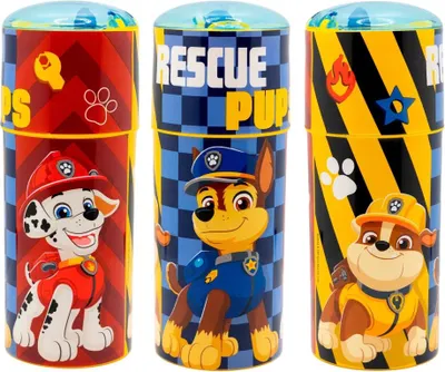 Produktbild von Paw Patrol Chase Rubble Marshall Wasserflasche Trinkflasche Flasche 350 ml