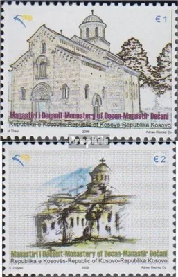 Produktbild von Briefmarken Kosovo 2009 Mi 128-129 (kompl.Ausg.) postfrisch Visoki Decani