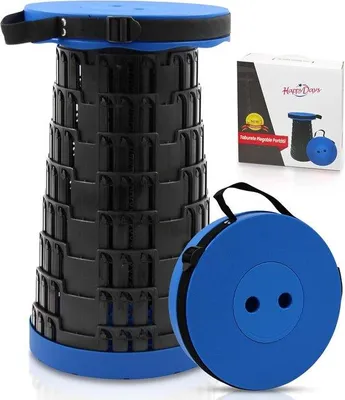 Produktbild von Famanu Klapphocker mit einem Tragvermögen von 250 kg - Leicht und kompakt für drinnen und draußen