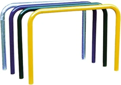 Produktbild von Bügel aus Stahlrohr Ø 48 mm, Gesamthöhe 1200 mm, ohne Querholm, zum Einbetonieren, ohne Lackierung, 1200 mm breit