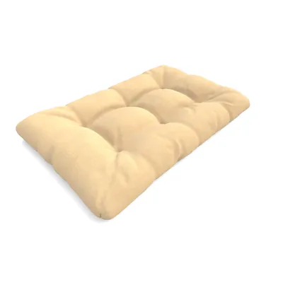 Immagine prodotto di POKAR Cuscino per pallet con bella trapuntatura Cuscino per divano in pallet, Dimensioni: cuscino di seduta 120 x 80, Colore: Beige - Impermeabile