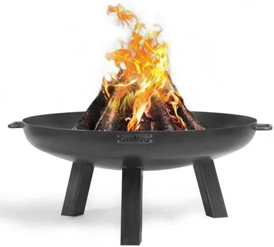 Produktbild von Famanu Feuerstelle aus robustem Stahl 80 cm für Garten und Terrasse - vielseitig nutzbar