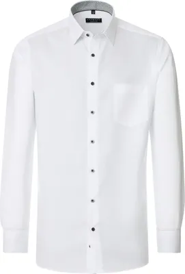 Produktbild von REDMOND Herren Businesshemd Langarm Kent Comfort-Fit Twill Weiß L