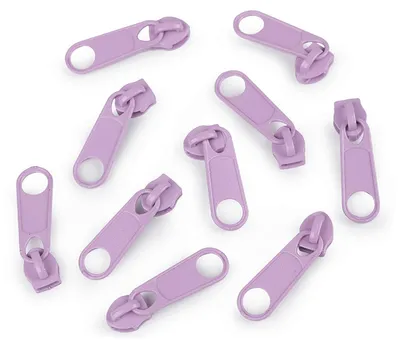 10 Reißverschluss Zipper für Endlosreißverschluss, 3mm, hellrosa