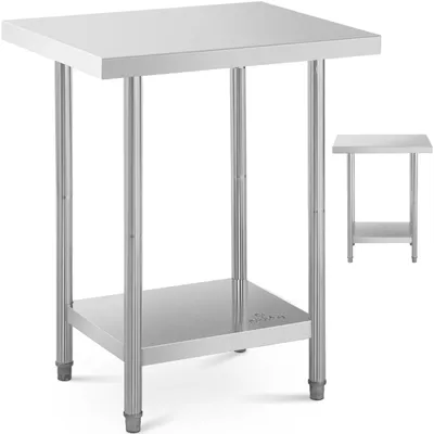 Produktbild von Royal Catering Edelstahl-Arbeitstisch - PREMIUM - 76 x 61 cm - 150 kg -