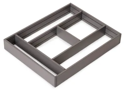 Image de Organisateur de tiroirs Alumount 450x500 -  Aluminium -  Gris antracite