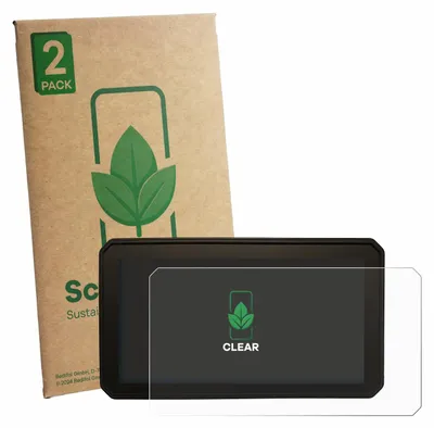 Produktbild von 2x ScreenLeaf Schutzfolie für Interphone Sync55B nachhaltiger Displayschutz Display Schutz Folie Klar Transparent
