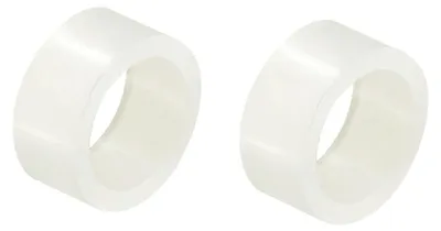 100 Nylon-Abstandsringe 5x7x3 mm für M5 Schrauben, Weiß