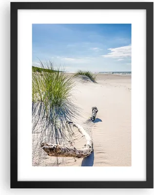 Produktbild von Gerahmtes Poster - Schwarzer Rahmen - Mrzezyno Strand Meer - 30x40 cm - Wand Bild - Wanddeko - Wandbilder - Kunstposter - Wandposter - Bilderrahmen - Bilder - Kunstdruck - Wandbild - P2BPA30x40-4281