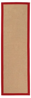 Produktbild von Sisal Teppich Läufer 70x200 cm Rot