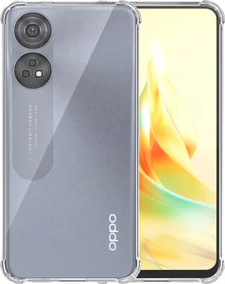 Obrázek produktu pro Smartphonica Pouzdro na telefon vhodné pro Oppo Reno 8T 4G Transparent Shockproof - nárazuvzdorné pouzdro TPU SIlicone Backcover s nárazníkem Transparent
