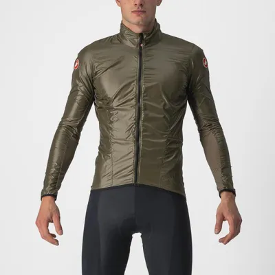 Zdjęcie produktu dla Wiatroszczelna kurtka kolarska CASTELLI - ARIA SHELL - Green L