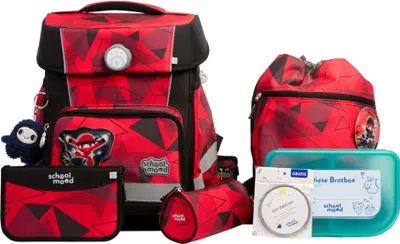 Image de School Mood Champion Maxx Pro Kai (Ninja), set de cartables 7 pièces